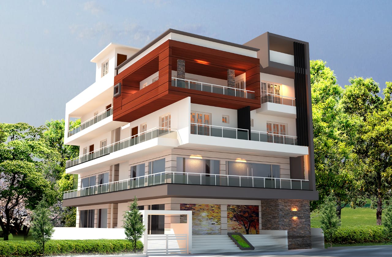 RAMANARAYAN's Commercial cum Residential Building Construction in Srirampura, Mysore